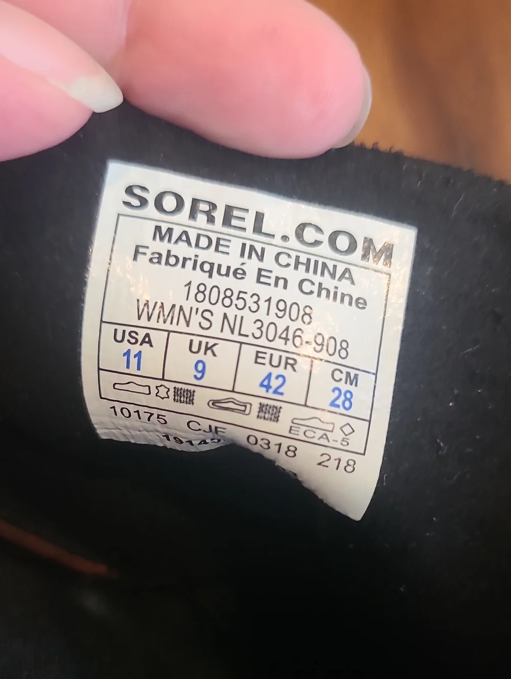 Sorel Lexie Wedge Brown Size 11